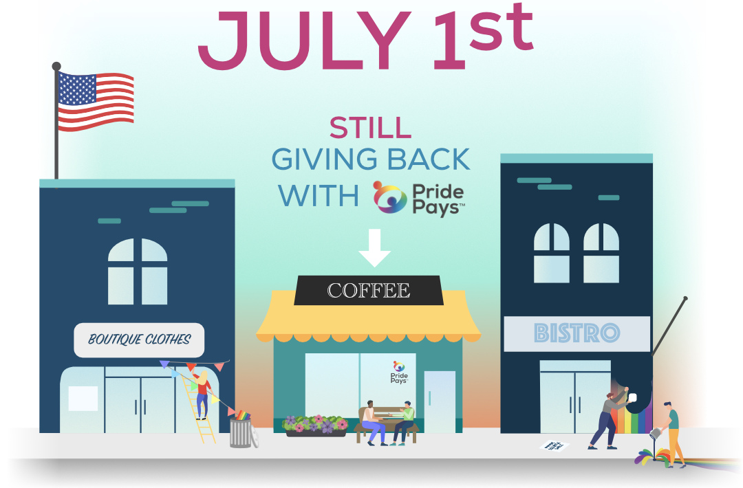 PridePays merchant give back year round not just in June