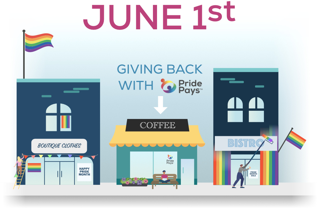 PridePays merchant give back in June, but it doesn't end there