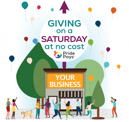 Businesses can give back everyday with PridePays at no cost. Go beyond Giving Tuesday.