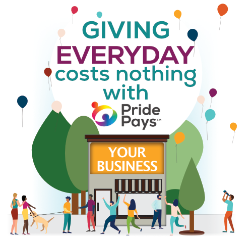 Businesses can give back everyday with PridePays at no cost. Go beyond Giving Tuesday.