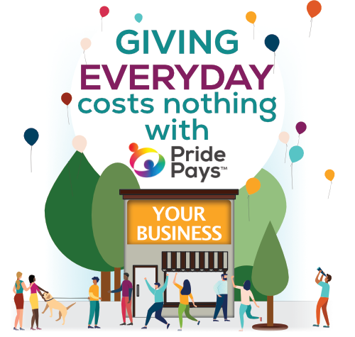 Businesses can give back everyday with PridePays at no cost. Go beyond Giving Tuesday.